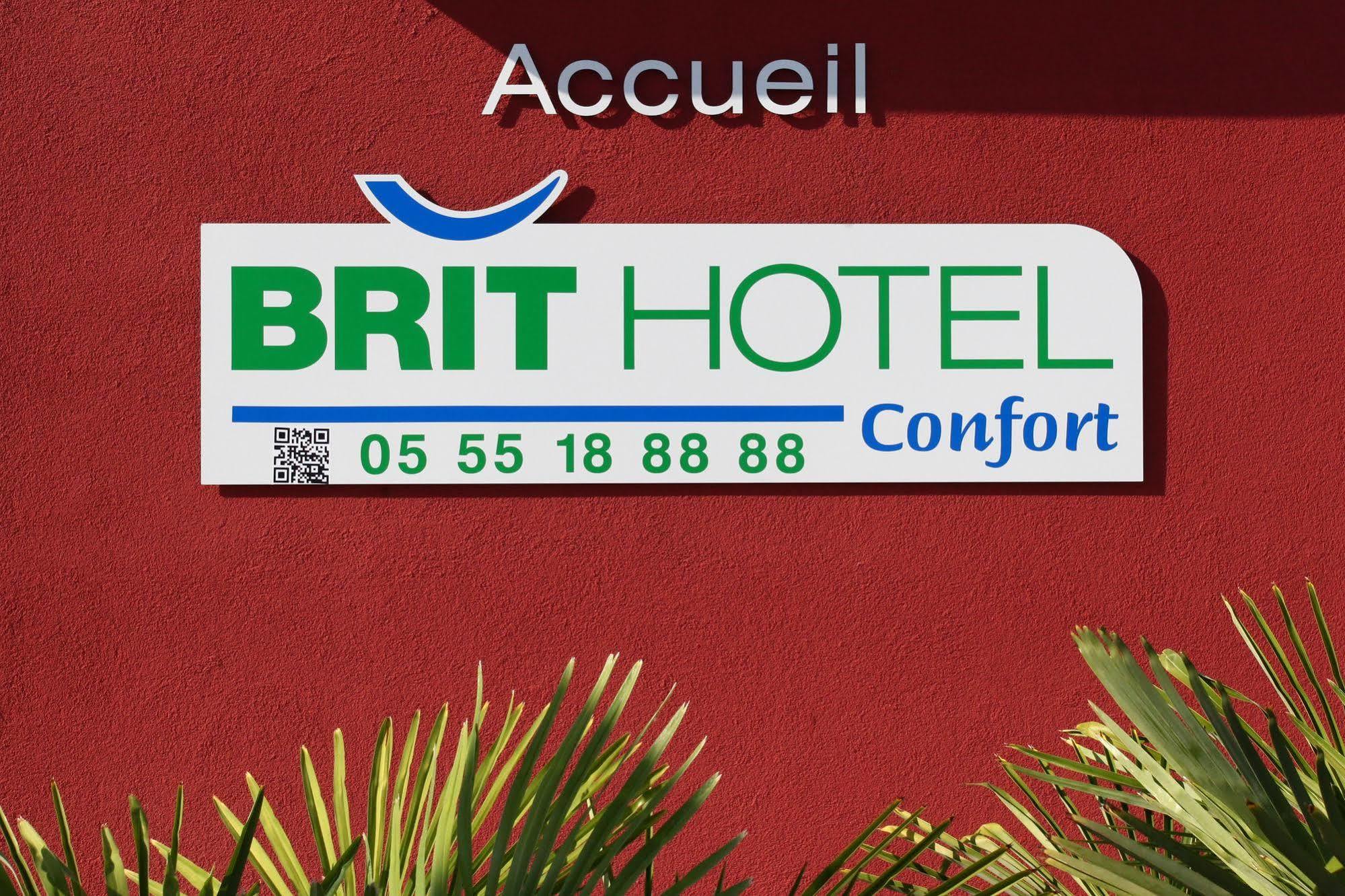 מאלמור Brit Hotel Brive La Gaillarde - Restaurant La Limousine מראה חיצוני תמונה